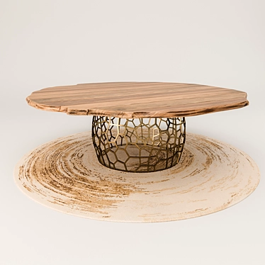 Brabbu APIS Dining Table & Tai Ping Carpet 3D model image 1 