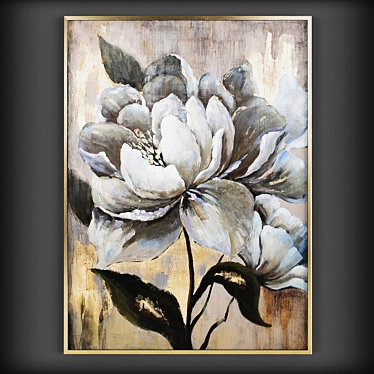 Elegant Herbaceous Framed Oil Painting
Silver Blossom Canvas Art
Flowers: Timeless Beauty 3D model image 1 