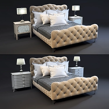 Caracole Classic Bedroom Set 3D model image 1 