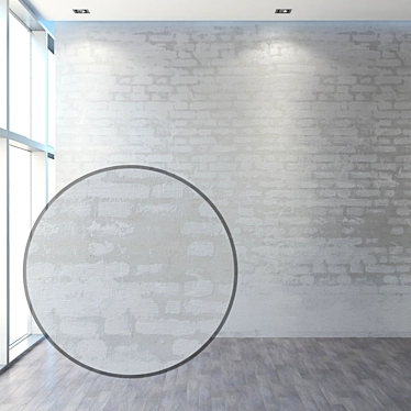 BrickBliss Plastered Wall Texture 3D model image 1 