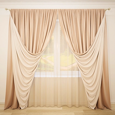 Shadow Curtain 3D model image 1 