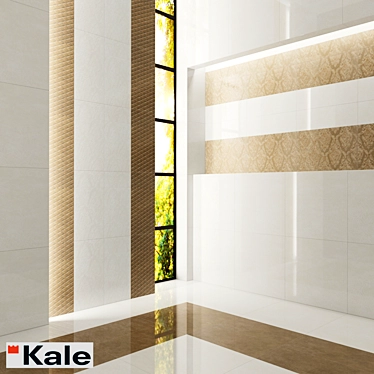 Leder: Sophisticated Porcelain Wall and Floor Tiles 3D model image 1 