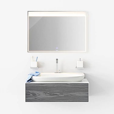 Aqwella Genesis x Newform: Complete Bathroom Set 3D model image 1 