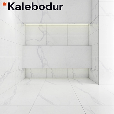 Marmi Statuario Porcelain Tiles 3D model image 1 