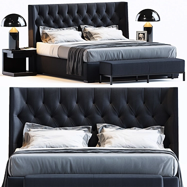 Luxury Bedding Set: Turman 3D model image 1 