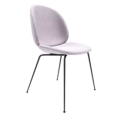 Gubi Beetle Dining Chair Velvet (Fully Upholstered Conic base)