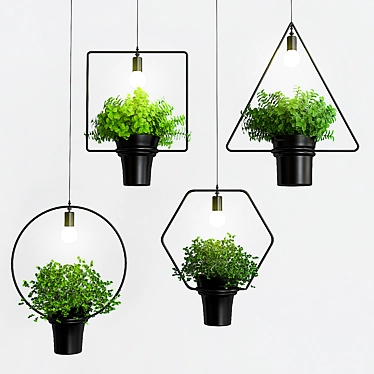 Modern Pendant Light 3D model image 1 