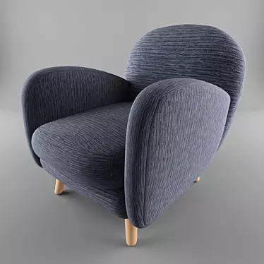 Comfort Collection: Cozy Armchair 3D model image 1 