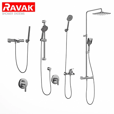 Bath and Shower Faucets Ravak Set 07 - Transform Your Bathroom Experience

Revamp Your Bathroom with Ravak Set 07 Bath & 3D model image 1 
