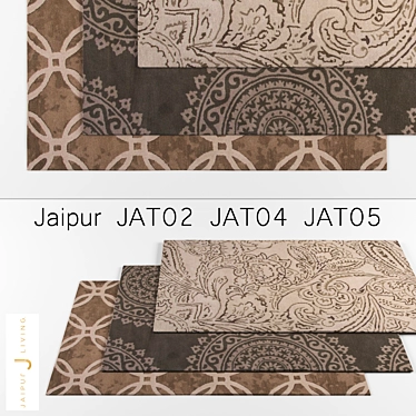 Elegant Jaipur Timeless Rugs 3D model image 1 