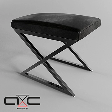 Modern Metal Stool: AS-19 3D model image 1 