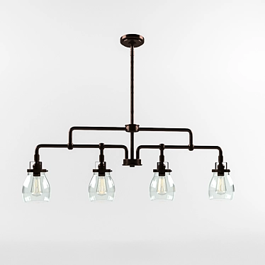 Industrial-inspired Belton Lighting 3D model image 1 