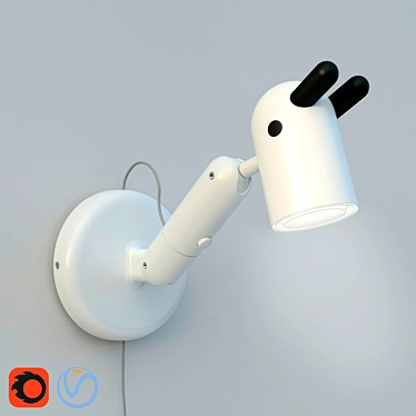 Ikea Krux Kids' Sconce 3D model image 1 