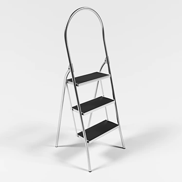 Versatile Folding Step Ladder 3D model image 1 