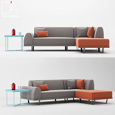 Dall'agnese PORTLAND Modular Furniture Set 3D model image 1 