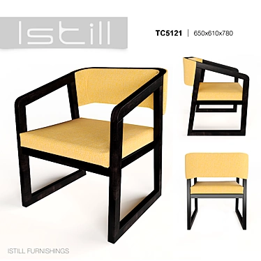 Contemporary TC5121 Chair 3D model image 1 