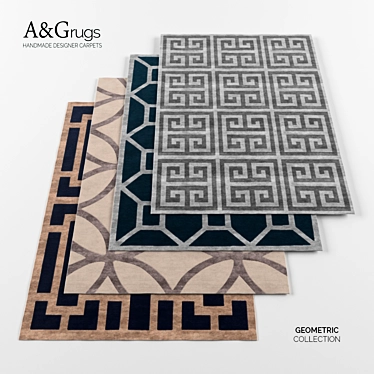 Geometric Collection: Modern Carpets by A&G Rugs 3D model image 1 