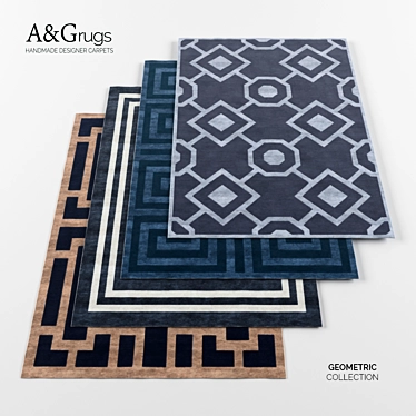 Geometric Carpets Collection - A&G Rugs: Part 2 3D model image 1 