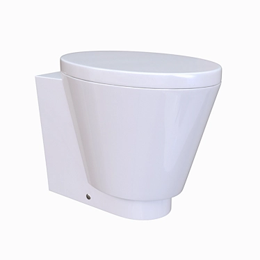 Carabeo Ceramica WC: Elegant and Durable 3D model image 1 