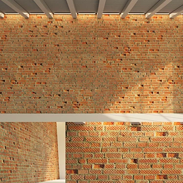 Vintage Weathered Brick Collection 3D model image 1 