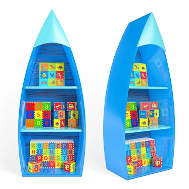 Organize & Play: Kids Storage 3D model image 1 