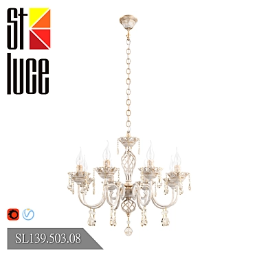 ST LUCE Splendi Pendant Chandelier 3D model image 1 