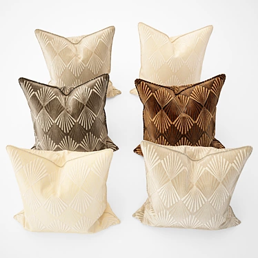 Luxury Pillow Collection 3D model image 1 