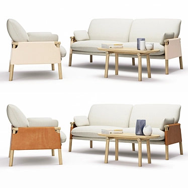 EJ Savannah Furniture Set 3D model image 1 