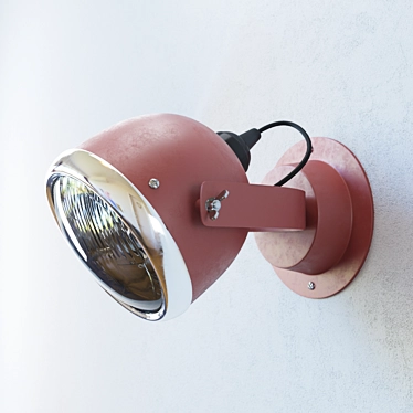 10752 Model Industrial Sconce 3D model image 1 