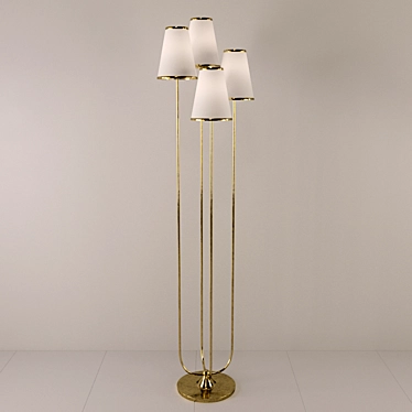 MONTREUIL FLOOR LAMP: Elegant Illumination by Aerin 3D model image 1 