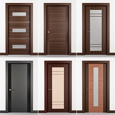 Door Combo Pack: Perfect Collocations! 3D model image 1 