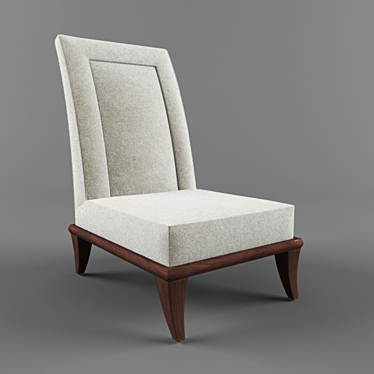 Luxury Lounge Chair: Elegant, Comfortable, Elite 3D model image 1 