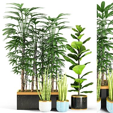 Greenery Bliss: Plant 24 for Ultimate Indulgence! 3D model image 1 
