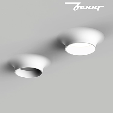 Zenit C85: Recessed LED Lights with 2 Color Temperatures 3D model image 1 