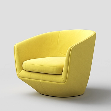 Modern Evolution of Comfort: U Turn Armchair 3D model image 1 