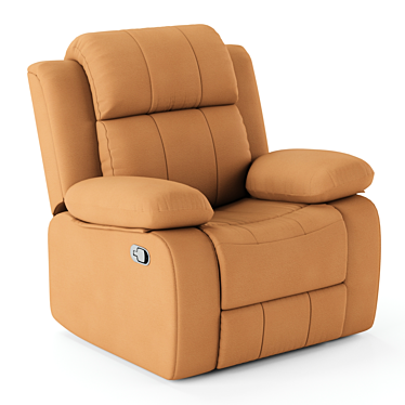 Plush Robert Recliner: Ultimate Comfort for Any Space 3D model image 1 