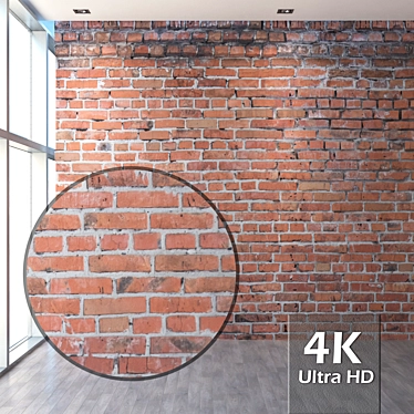 Seamless 4K Brick Texture 3D model image 1 