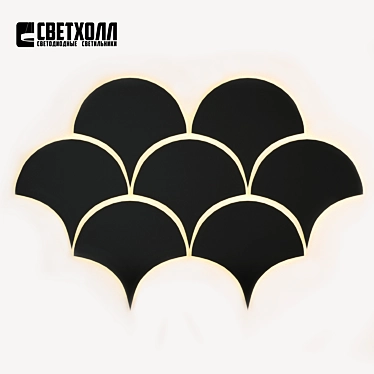 Modular Wall Light Panel 3D model image 1 