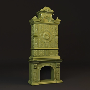 Classic Style Fireplace 3D model image 1 