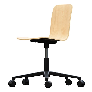  Stylish Vitra HAL Ply Chair 3D model image 1 