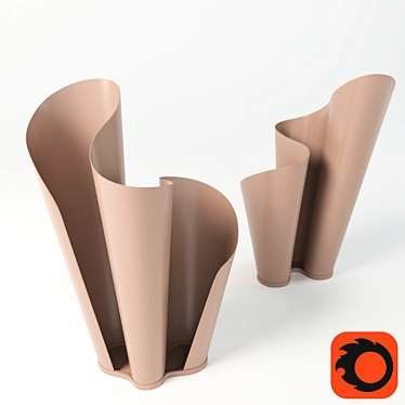Modern Umbrella Stand: Tonin Casa Narciso 3D model image 1 