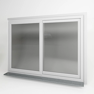 Render Vray Classic Window 3D model image 1 