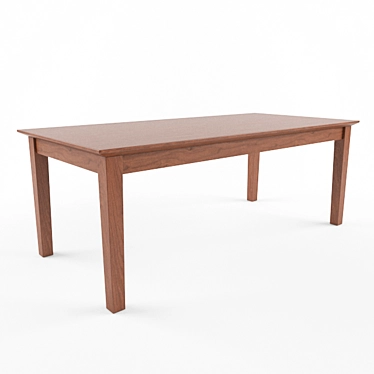 Elegant ALFARO Dining Table 3D model image 1 