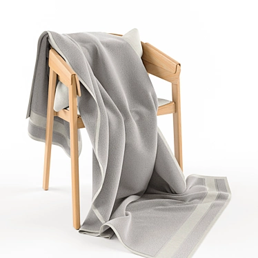 Scandinavian Design: Muuto Cover Chair 3D model image 1 