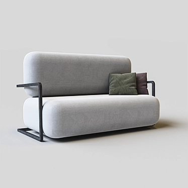 Nature-Inspired Comfort: PE.BS Sofa 3D model image 1 