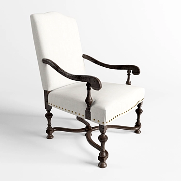 Elegant Eichholtz Chair: Francois 3D model image 1 