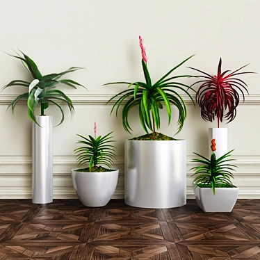 Plantscape 28: Thriving Greenery Ensemble 3D model image 1 