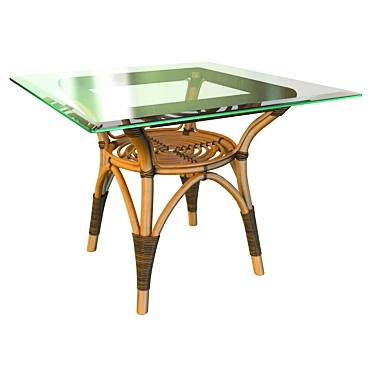Sika Design Square Dining Table 3D model image 1 