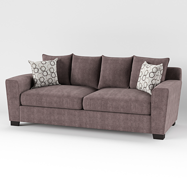 Elegant Ventura Sofa: Comfort and Style 3D model image 1 