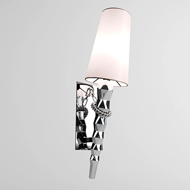 Elegant ZANTAS Wall Lamp | 270x400x980 Size 3D model image 1 